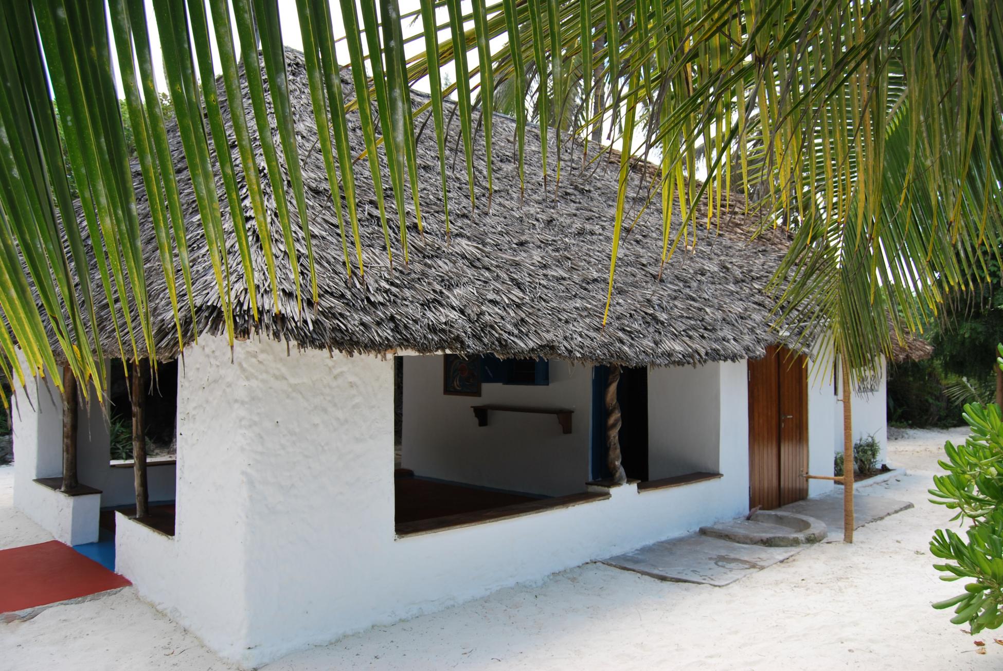 Right side and entrance of the bungalow